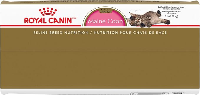 Royal Canin Maine Coon Breed Dry Kitten Food, 3 lb bag