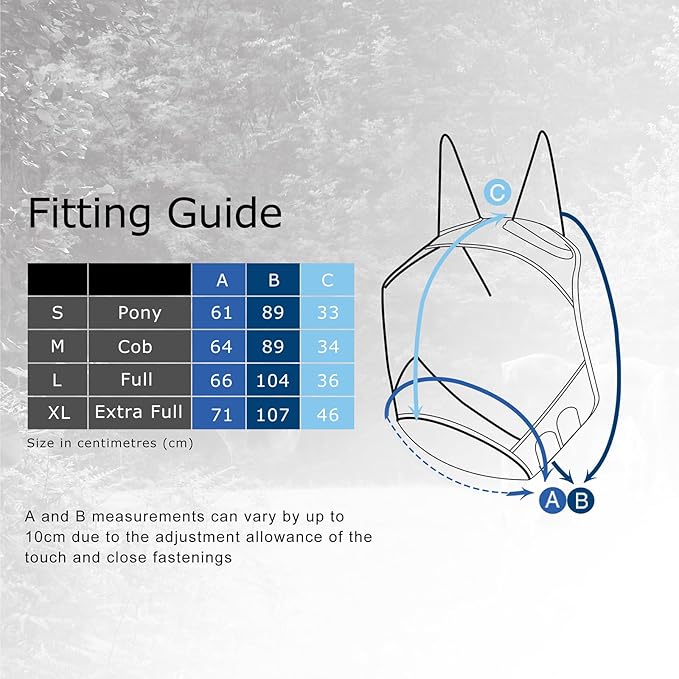 Harrison Howard CareMaster Pro Luminous Horse Fly Mask Standard with Ears UV Protection for Horse Flamingo M Cob
