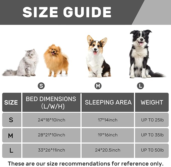 Hollypet Fluffy Plush Dog Cat Pet Couch Soft Calming Sofa Bed for Medium Small Cats and Dogs, Yellow