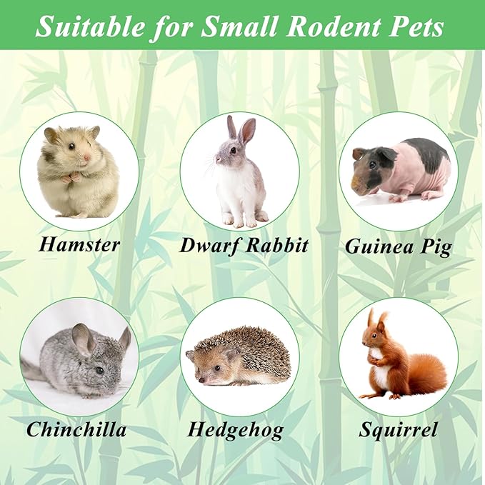 1000g/2.2lb Sweet Bamboo Sticks for Rabbits, Guinea Pig Chew Toys Bunny Toys for Rabbits Indoor, Teething Toy for Small Animals Rabbits, Hamsters, Chinchillas, Guinea Pigs