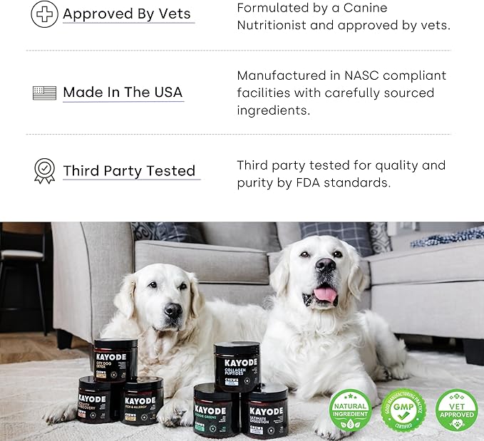 Kayode Ultimate Digestion. Fast Facting Anti Diarrhea for Dogs. Dog Fart Remedy & Dog Gas Relief. Natural Nutrients for Healthier, Firmer Stools. Pumpkin & Digestive Enzymes for Dogs.