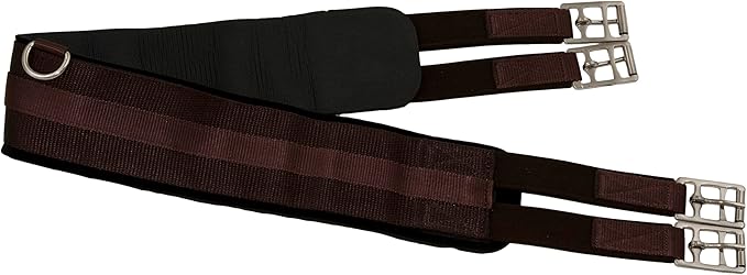 Neoprene English Girth with Double Elastic: 42" to 58"