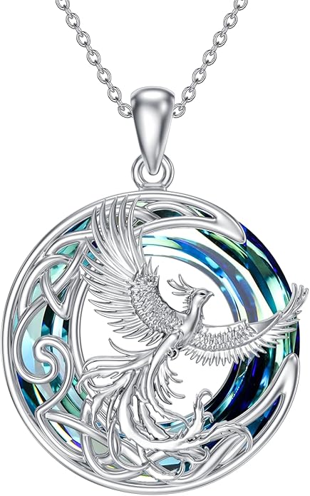 Seiyang Animal Necklace 925 Sterling Silver Elephant/Rabbit/Owl/Phoenix Pendant Necklace Animal Jewelry Gifts for Women Animal Lovers
