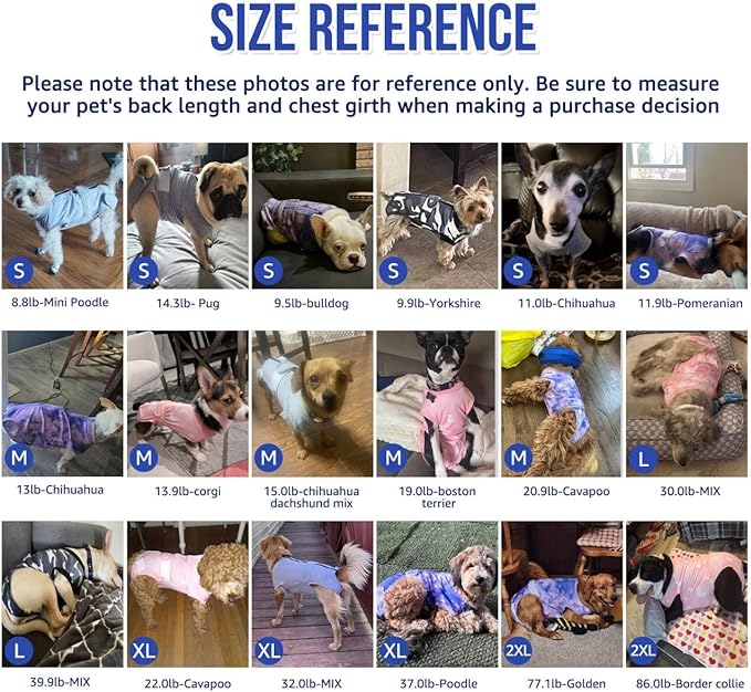 Lukovee Recovery Suit for Dogs, Zipper On Recovery Suit for Female Male Dog, Onesie Abdominal Wounds Cone E-Collar Alternative Prevent Licking Spay Recovery Suit (TPU,L)