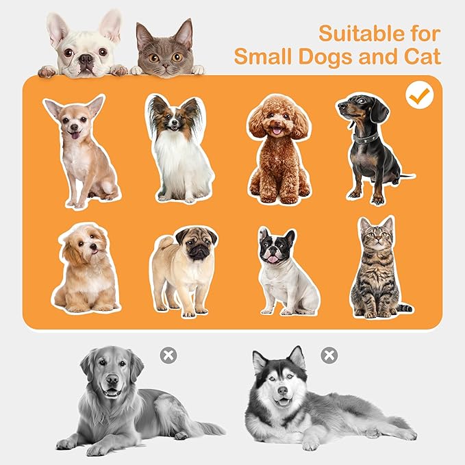 Pet Stairs Ramp Doggie Stairs with Seat & Storage Drawers,Extra Wide Seat Mate Chair Puppy for High Bed Couch Office,Non Slip Dachshunds,Step for Small Dogs,Cat Ladder Grey(Hold Up to 100 lbs)