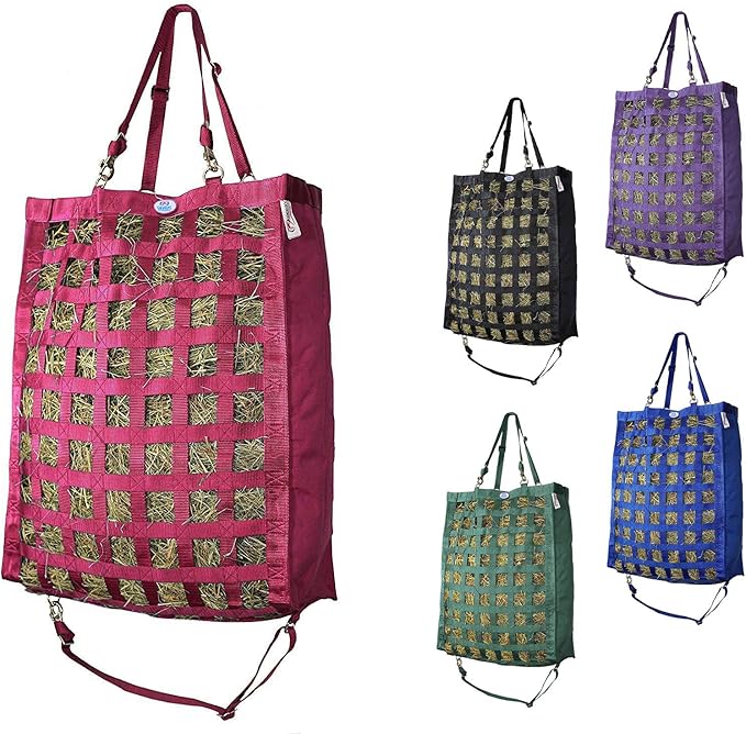 Derby Originals Front Web Slow Feeder Horse Hay Bag Super Tough Bottom with 6 Month Warranty