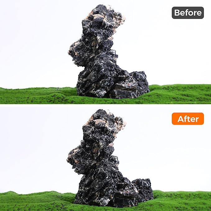 10-12 Inches Natural Seiryu Stone 3 PCS Extra Large Aquarium Rocks for Aquascaping, Aquarium Landscaping, Terrariums, Fish Tank Decoration, Vivariums, Paludarium, Amphibian Enclosures