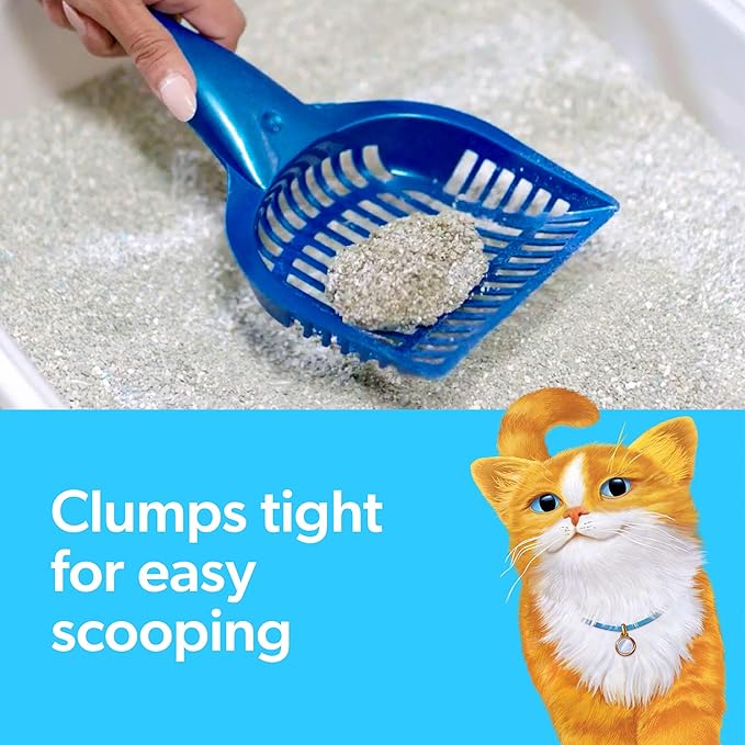 Fresh Step Advanced Simply Unscented Clumping Litter, Fresh Step Unscented Cat Litter Fights Odor on Contact, 37 lbs. (2 x 18.5 lb. Box)