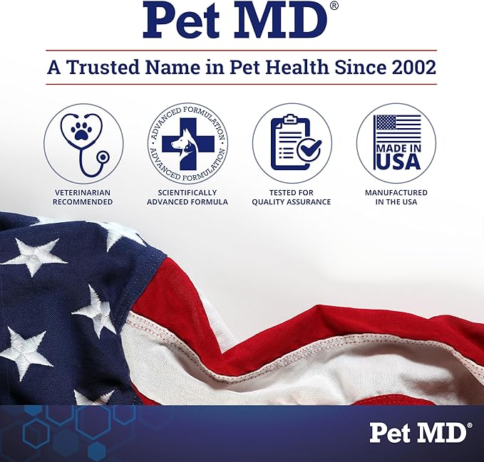 Pet MD All-in-One Derm Care - Hypochlorous Acid Spray for Dogs & All Pets - Skin Soother for Dogs & Wound Spray for Dogs - Cat Wound Care, Dog Hot Spot Remedy, & Dog Itch Relief - 4oz