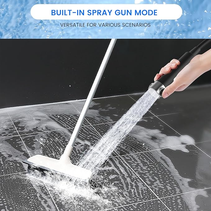 Filtered Shower Head with Handheld, High Pressure 3 Spray Mode Showerhead with 18 Stage Water Softener Filters for Hard Water - Remove Chlorine-BLACK