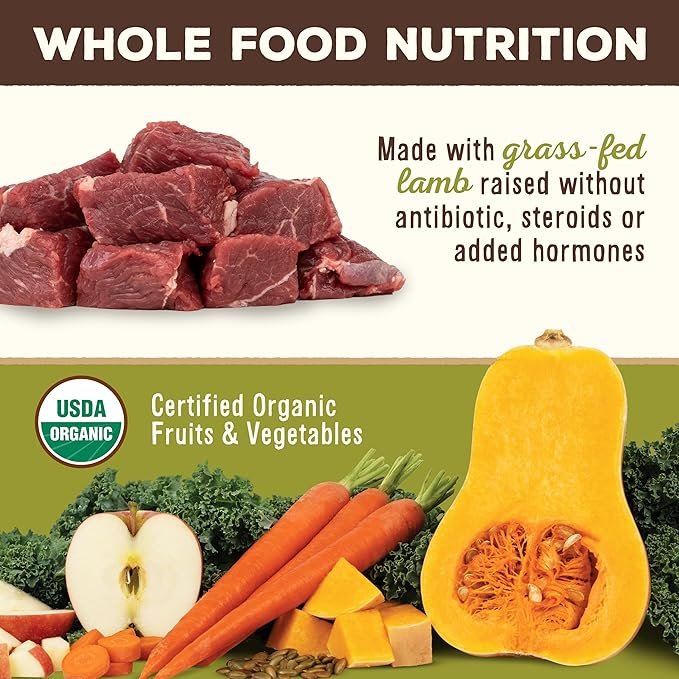 Primal Freeze Dried Raw Dog Food Nuggets, Lamb, Complete & Balanced Meal, Also Use as Topper or Treat, Premium, Healthy, Grain Free, High Protein Raw Dog Food, 5.5 oz