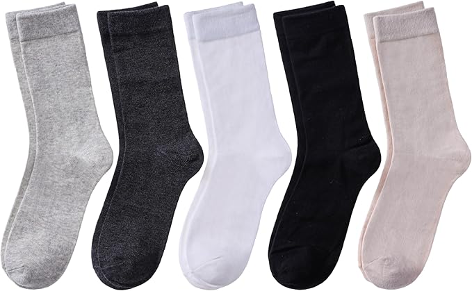 SDBING Womens Cat Socks Cute Gifts Animal Soft Breathable Thin Cotton Casual Crew Socks 5 Pairs