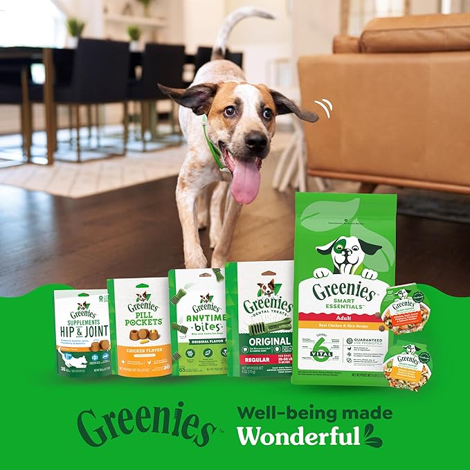 Greenies Smart Topper High Protein Wet Mix-in for Dogs, Chicken, Beef, Sweet Potatoes, Potatoes & Spinach Recipe in Vitabroth Broth- Bone Broth + Vitamins E & B1, 10 Count