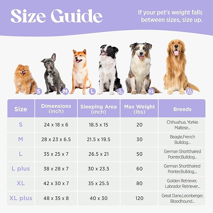 LE SURE Cute Dog Bed Medium Size Dog, Orthopedic Waterproof Medium Pet Beds with Sides, Non-Slip Bottom and Egg-Crate Foam Pet Couch Sofa with Washable Removable Cover, Blue