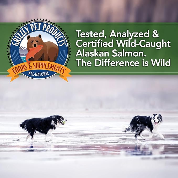 Grizzly Pet Products Algal Plus Omega 3-6-9 Food Supplement for Dogs and Cats, 32 Ounce Bottle