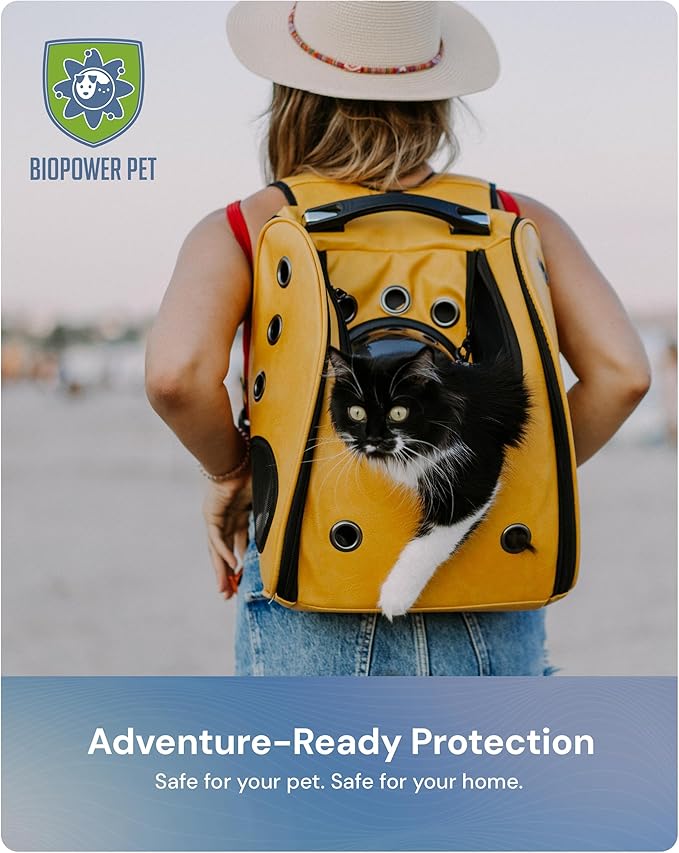 Natural Flea & Tick Repellent Collar Tag for Dogs & Cats – BioPower Pet Shield – Safe for Pets When Used as Directed – Lasts 1 Full Year - Small Tag (<10 Lbs)