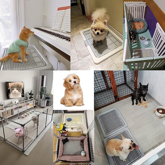 Smart Paws 3 Sizes Small Puppy Dog Toilet,Poodles Training Tray,Yorkie Pet Pads Holder
