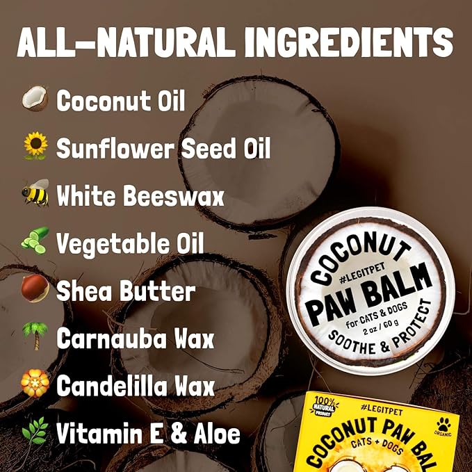 Coconut Paw Balm for Dogs by legitpet