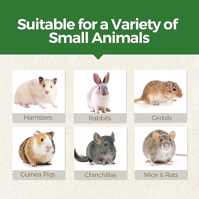 TEEWY Guinea Pig Chew Toys, Natural Vegetables and Timothy Grass, Hamster Chew Toys, Prevents Excessive Tooth Growth in Chinchillas, Gerbils, Hamsters, and Rabbits, Fruits & Vegetables Set