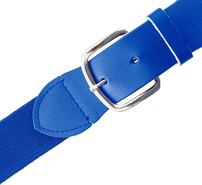 Champion Sports Baseball/Softball Uniform Belt, Comfort Stretch Fit Durable Syntex Tab - Youth & Adult Sizes, Multiple Colors