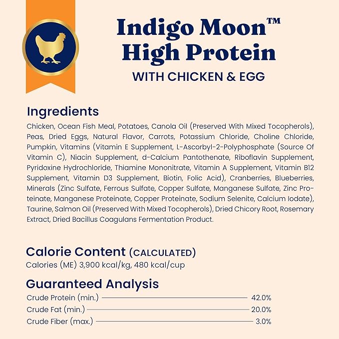 Solid Gold High Protein Dry Cat Food - Grain Free & Gluten Free Chicken Cat Dry Food w/Probiotics for Gut Health & Digestion - High Fiber & Omega 3 - Low Carb Superfood Kibble for Cats All Ages - 6LB