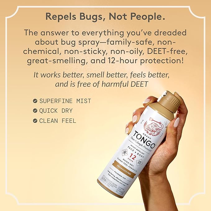 Insect Repellent Variety Pack, 12-Hour Mosquito & Tick Protection, Picaridin-Based, Water-Based, Lightweight, Quick-Drying, DEET Alternative, Face & Body Use, 3 Pack