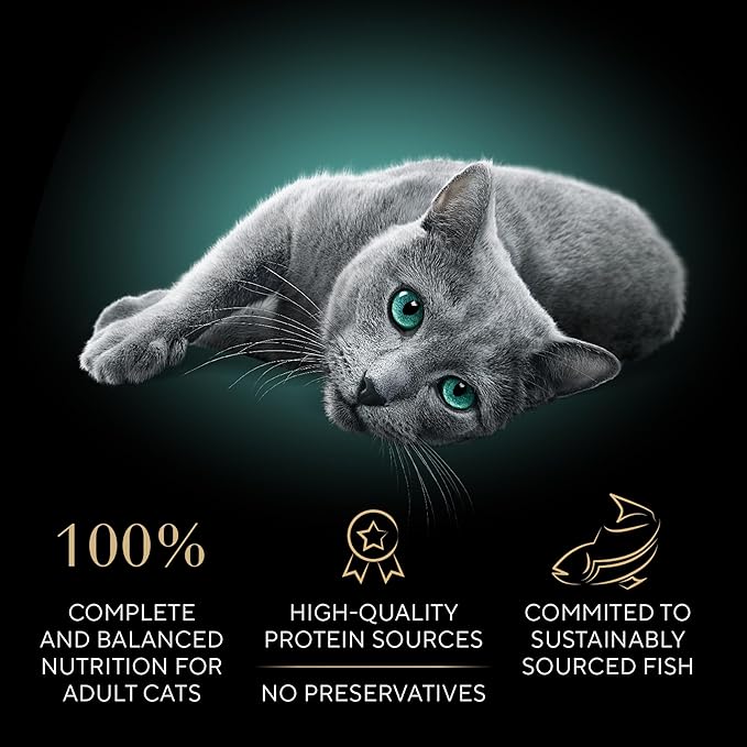 Sheba Perfect Portions Wet Cat Food Cuts in Gravy Variety Pack, Roasted Chicken Entree, with Sustainable Tuna, and Tender Turkey Entree, 2.6 oz. Twin-Pack Trays (36 Count, 72 Servings)