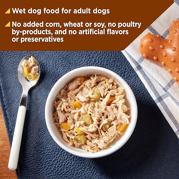 Nature's Recipe Grain Free Wet Dog Food, Chicken & Turkey Recipe, 2.75 Ounce Cup (Pack of 12)