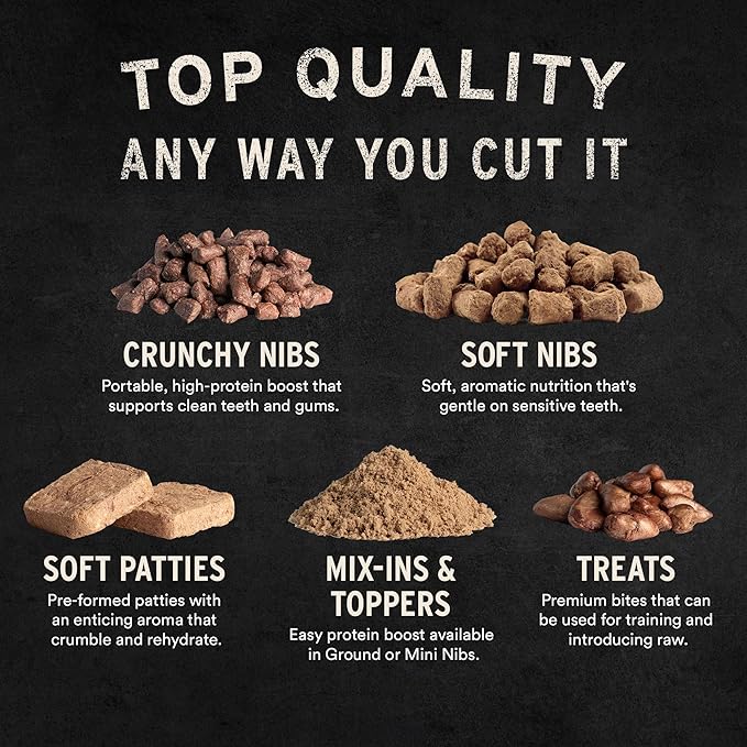 Vital Essentials Freeze Dried Cat Food, Raw Pork Mini Patties Entree 8 oz
