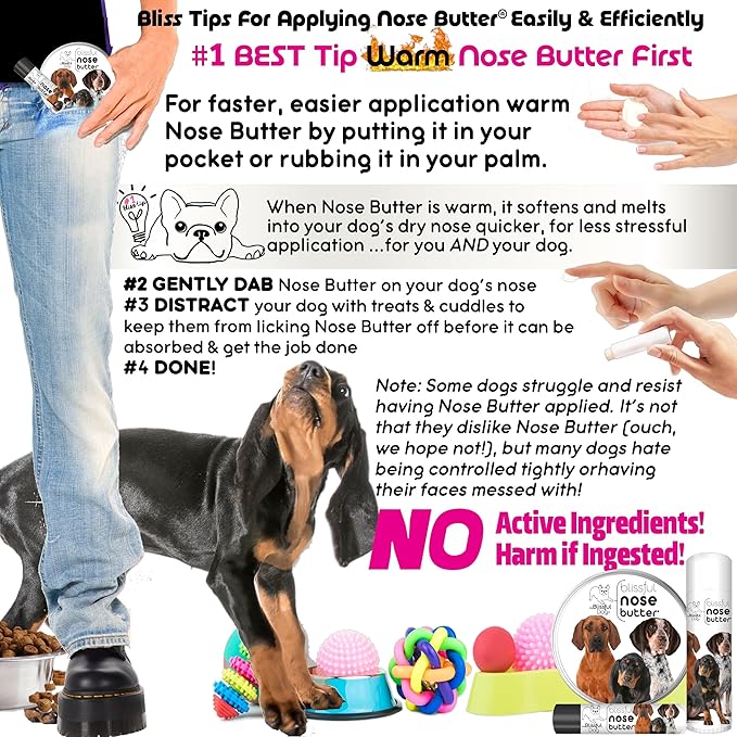 The Blissful Dog Coonhound Unscented Nose Butter, 0.15-Ounce,UNSC-COONHOUND-15oz